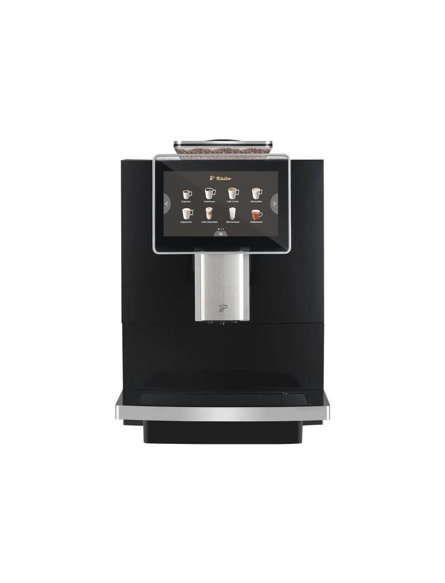 Espressor Automat TCHIBO Coffea Office, Ecran Tactil, Bauturi Presetate, Dispozitiv Spumare Lapte, Negru